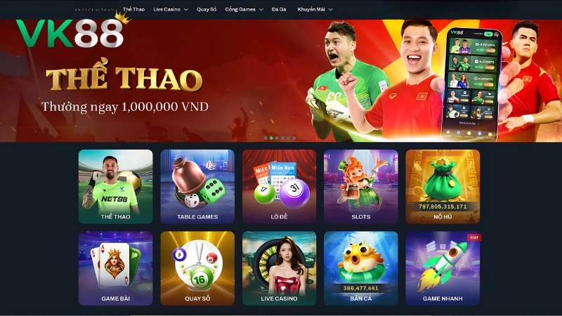 VK88 chính thức ra mắt năm 2018 tại châu Âu