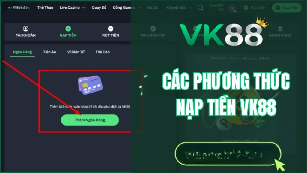 Nạp Tiền VK88