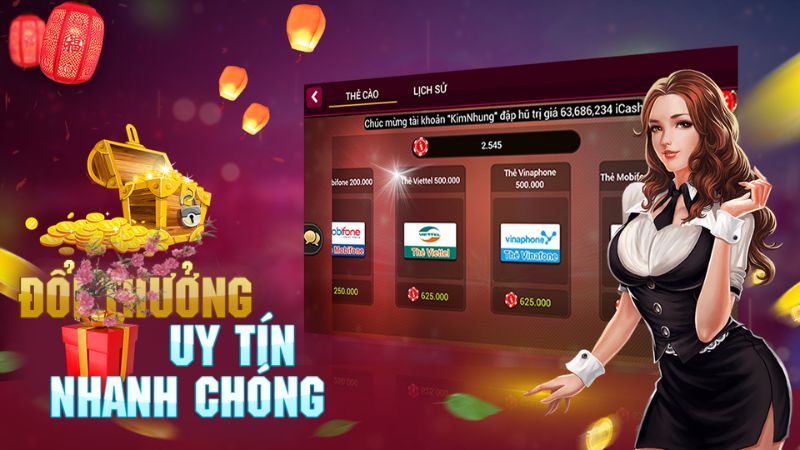 Game thủ chơi game slot có thể đổi phần thưởng chiến thắng thành thẻ cào nạp điện thoại 