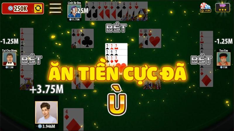 Game bài Tá Lả sử dụng bộ bài Tây quen thuộc